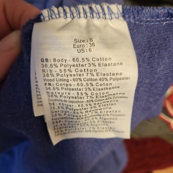 Bench hoody - size small - Picture 2 of 3